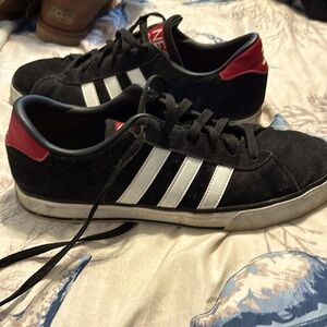 Adidas Neo black suede